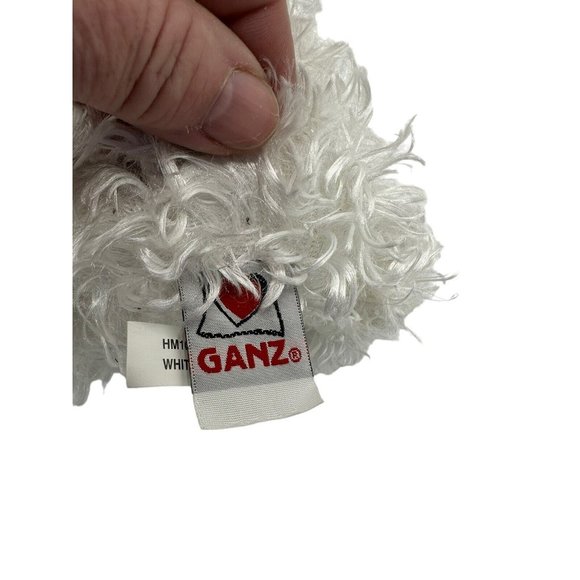 Ganz Webkinz White Terrier Westie Dog 7" Plush Stuffed Animal No Code HM106 Pink - Picture 3 of 4